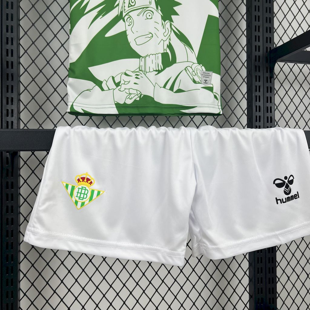 Real Betis 2025/26 Limited Edition Naruto Kids Kit