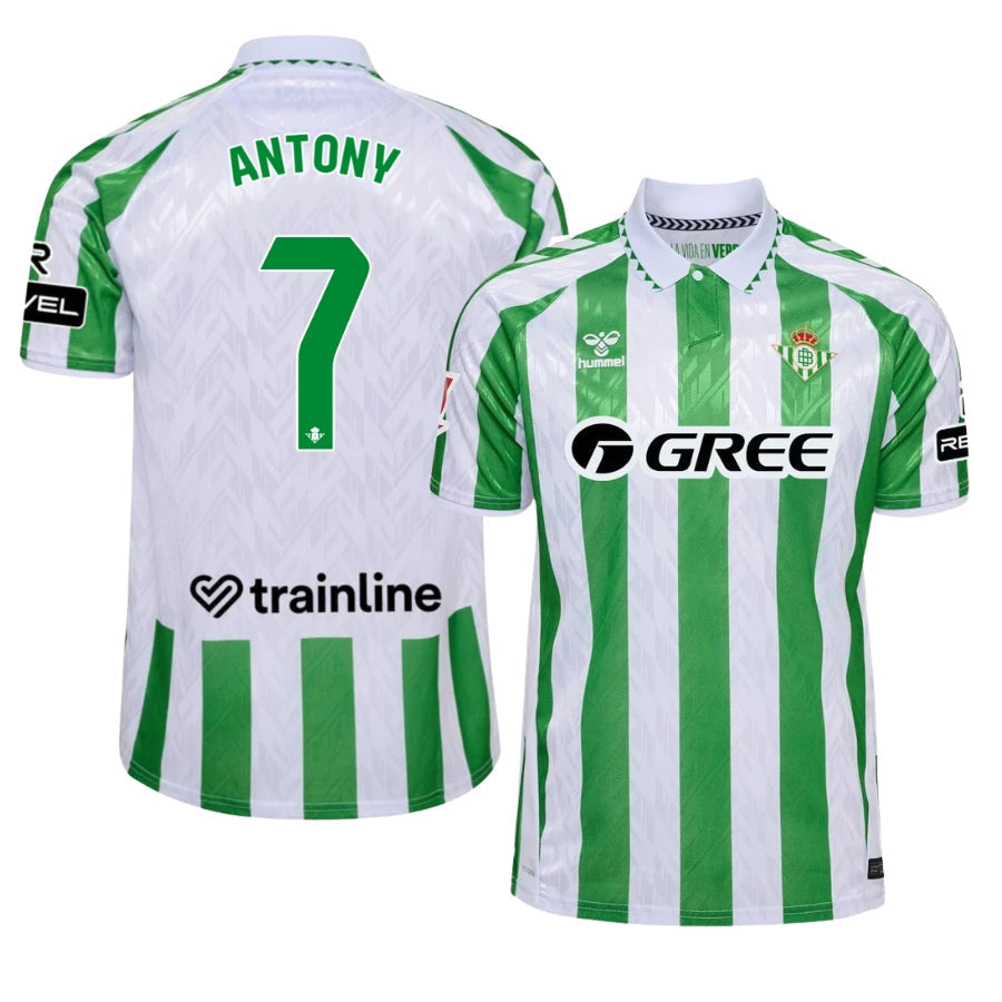 Real Betis Antony 7 Home Fan Jersey 2024/25