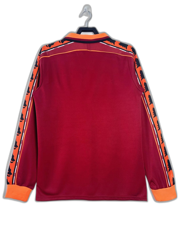 Retro Jersey AS Roma 1998/99 Home Long Sleeve
