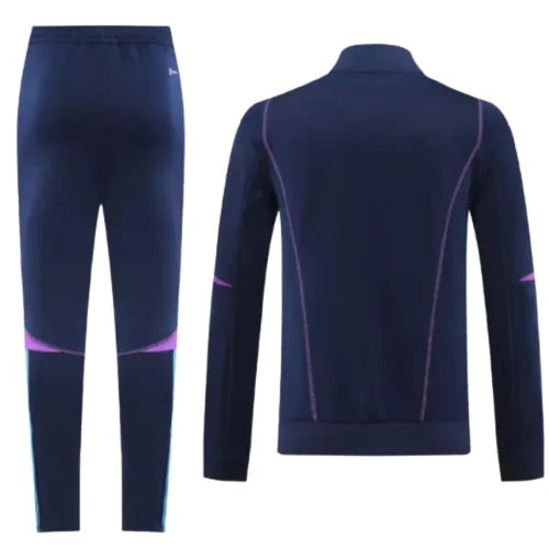 Travel Tracksuit Argentina – Navy Blue