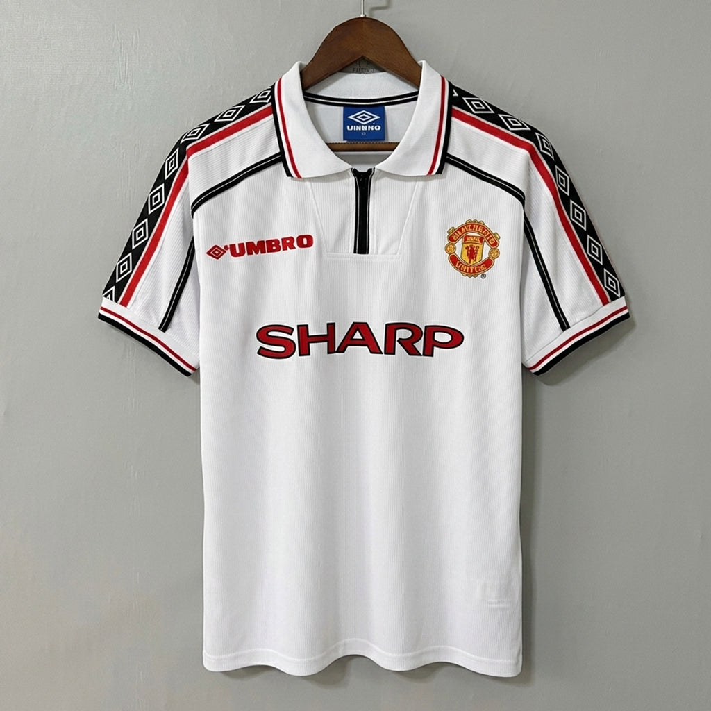 Retro Jersey Manchester United 1998/99 Special Commemorative White