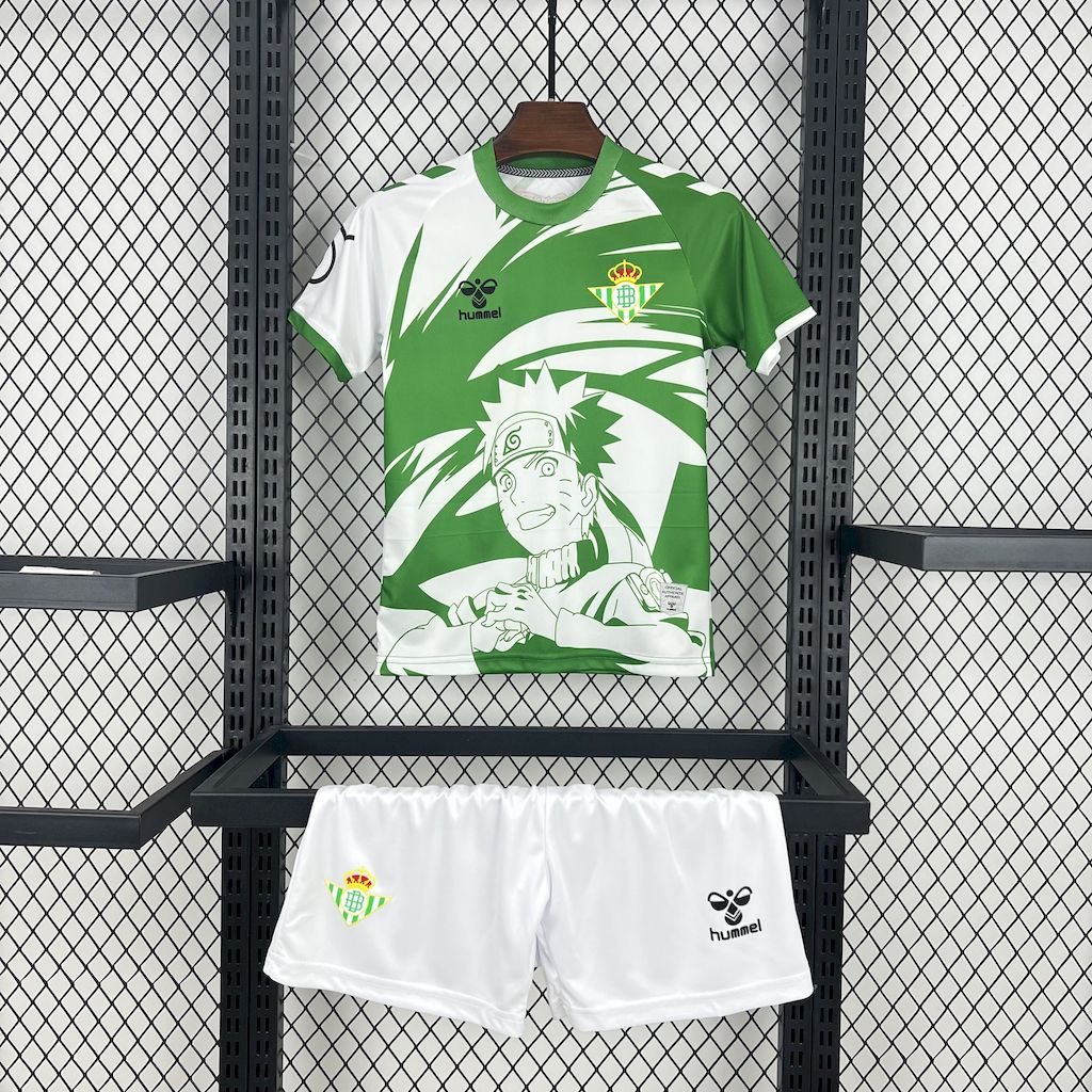 Real Betis 2025/26 Limited Edition Naruto Kids Kit