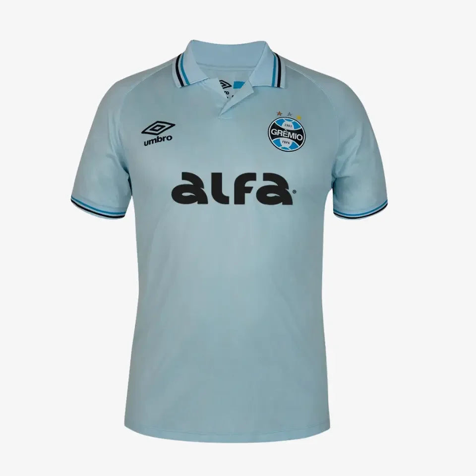 Jersey Umbro Grêmio 2025/26 Away Sky Blue Player Version