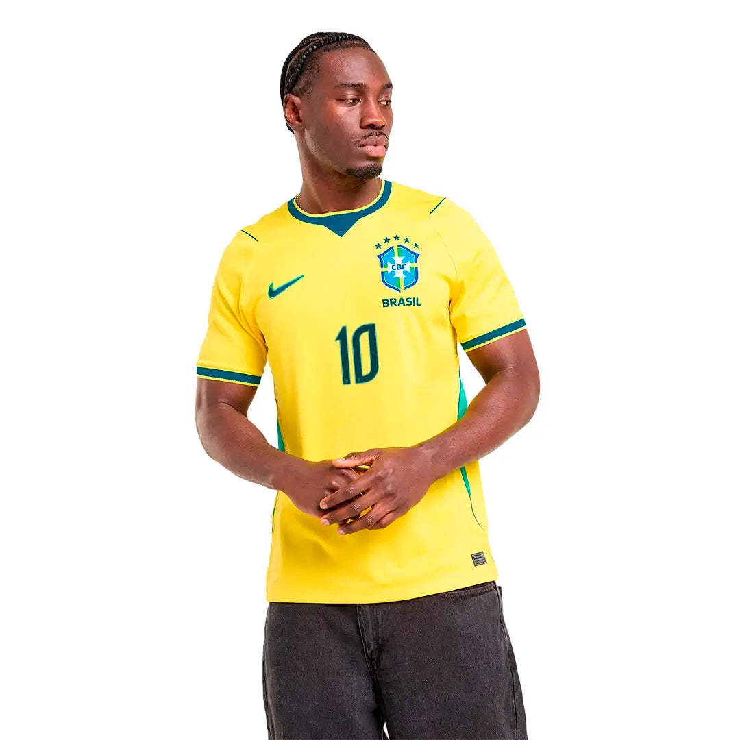 Jersey Brasil Nike Home #10 Neymar Jr 2026/27 Fan Version