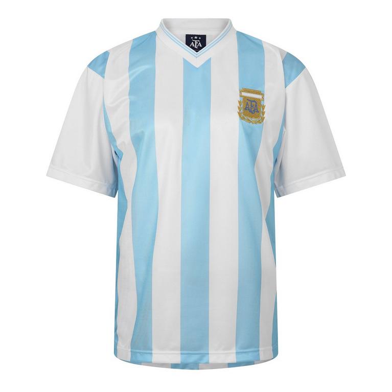 Argentina World Cup Finals No 10 Retro Home Shirt 1990