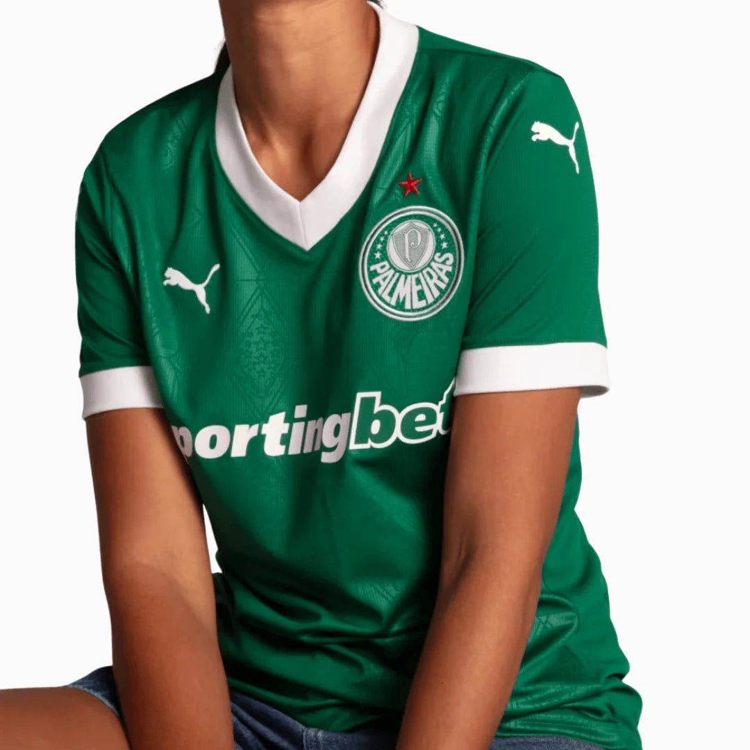 Women's Jersey Puma Palmeiras 2025/26 Home Fan Version