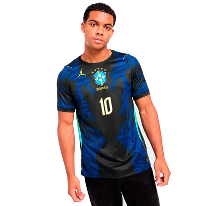 Jersey Brazil #10 Neymar Jr Away Jordan 2026/27 Fan Version