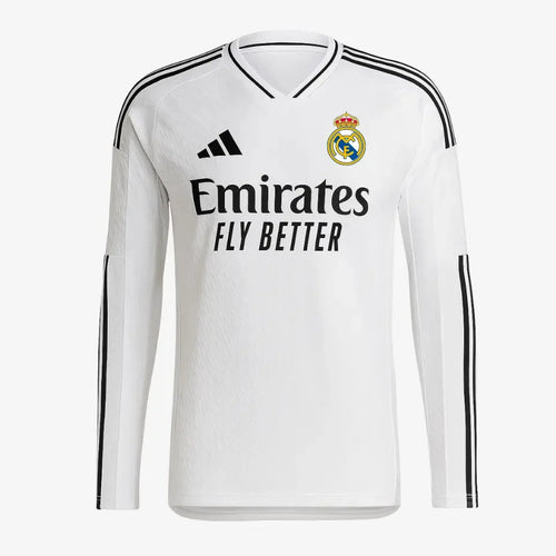 Jersey adidas Real Madrid 2024/25 Home Long Sleeve Player Version