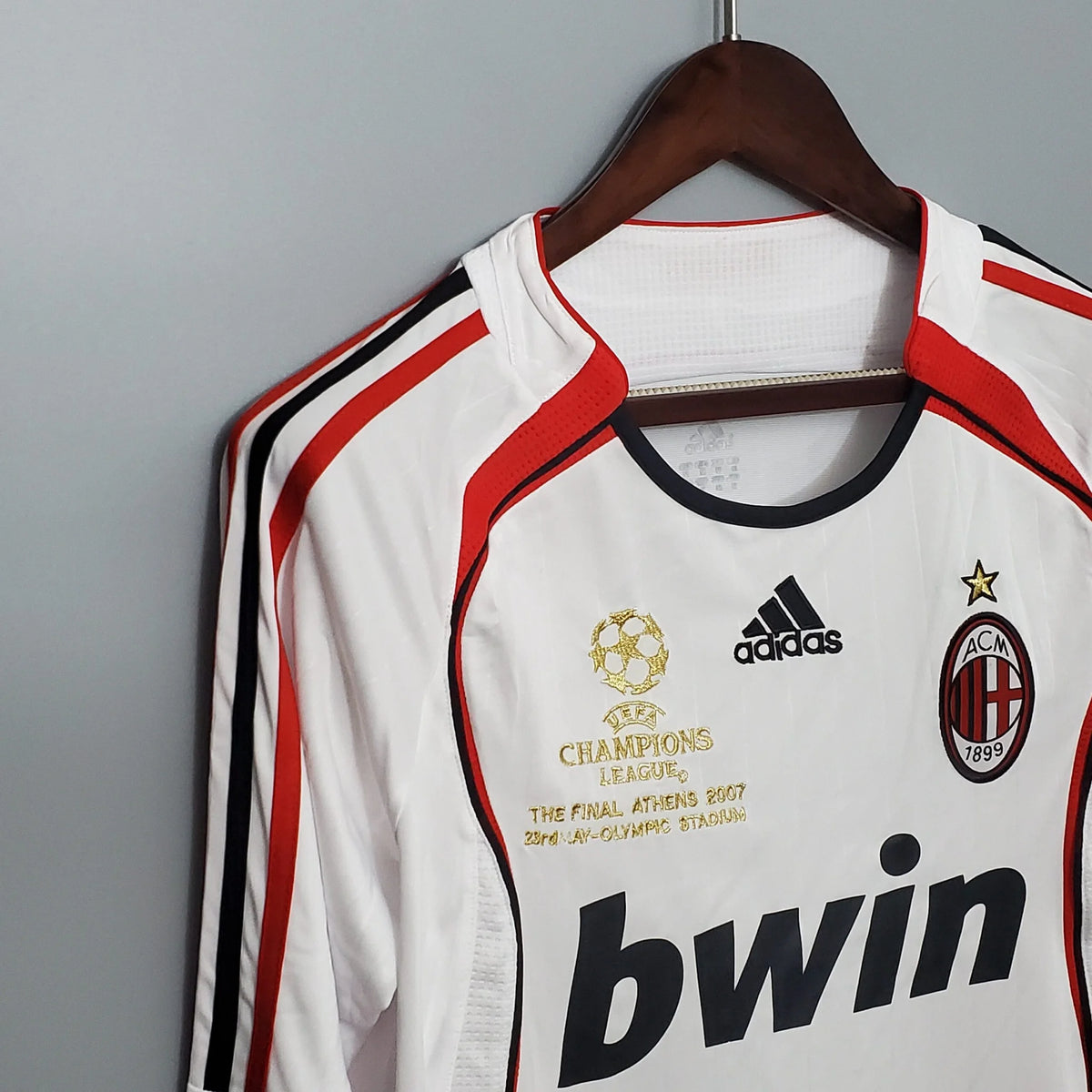 Long Sleeve Jersey Milan Champions League 2006/07 Adidas – White