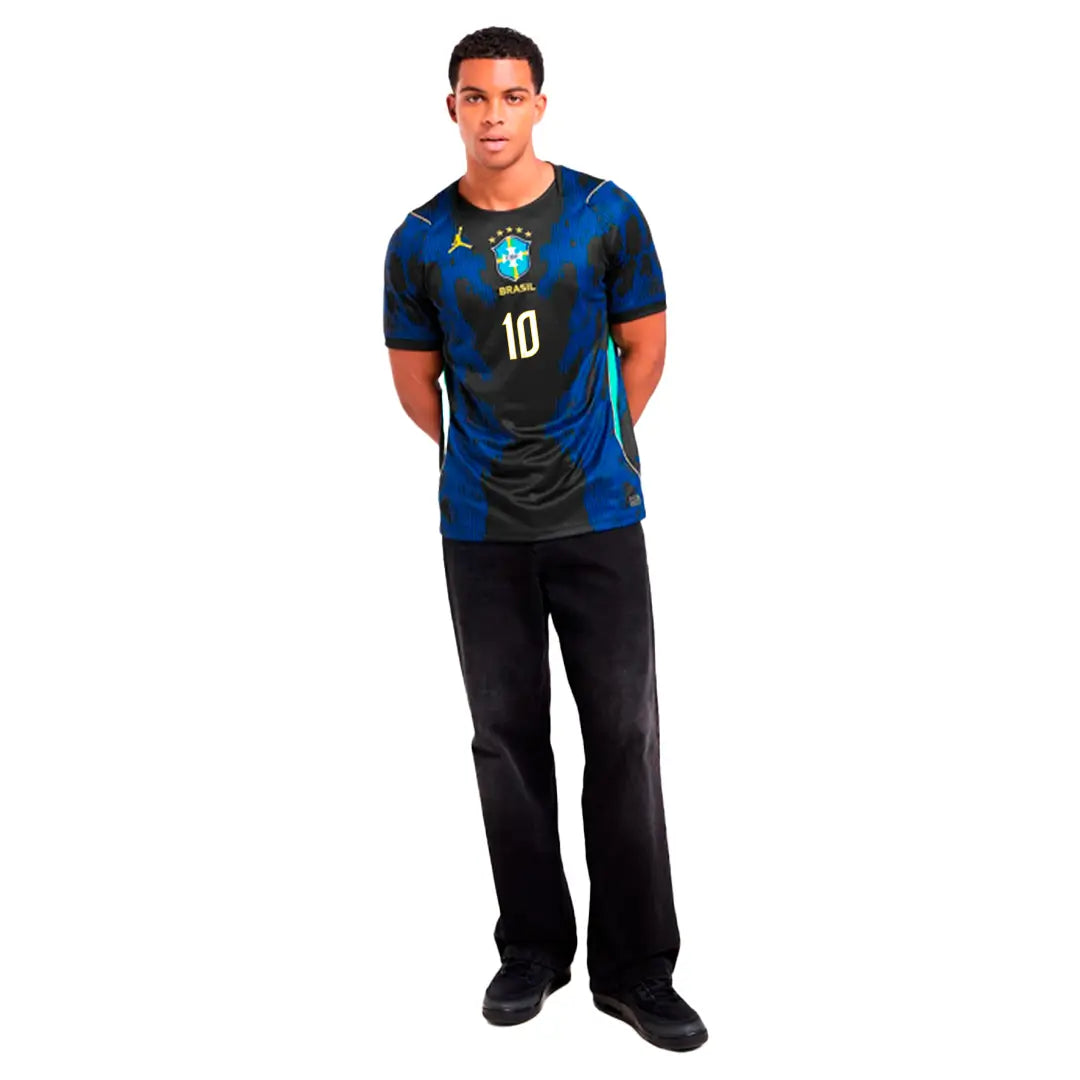 Jersey Brazil #10 Neymar Jr Away Jordan 2026/27 Fan Version