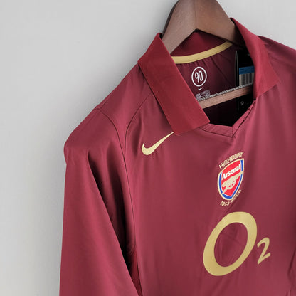 Retro Jersey Arsenal 2005/06 Home Long Sleeve