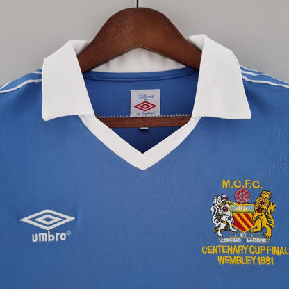 Retro Jersey Manchester City 1981/82 Home