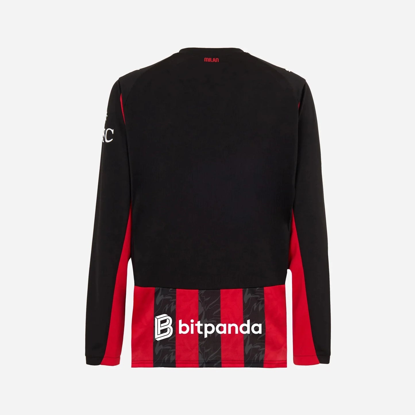 Jersey AC Milan Long Sleeve 2025/26 Home – Fan Version