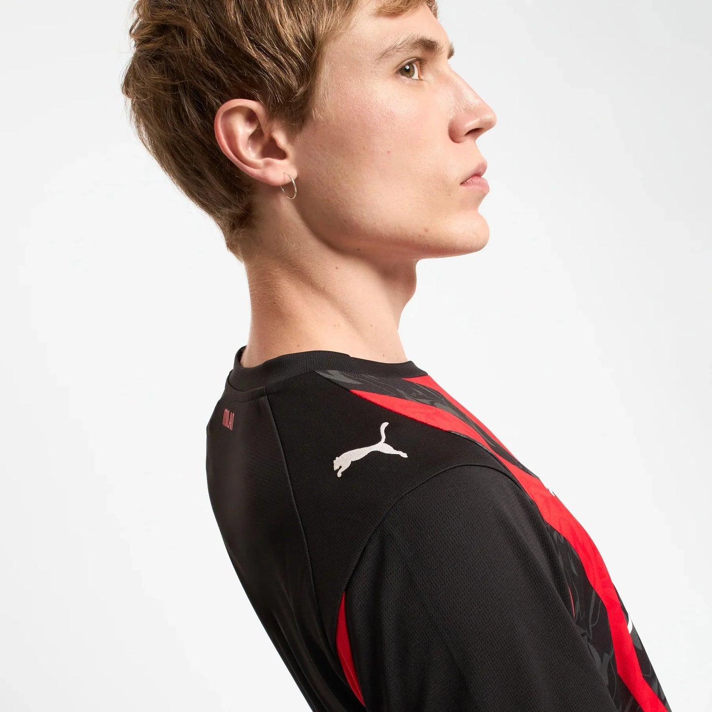 Jersey AC Milan Long Sleeve 2025/26 Home – Fan Version