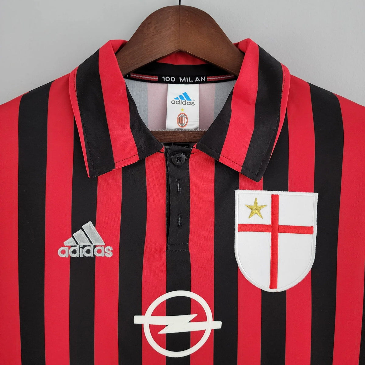 Long Sleeve Jersey Milan 1999/2000 Adidas – Black & Red