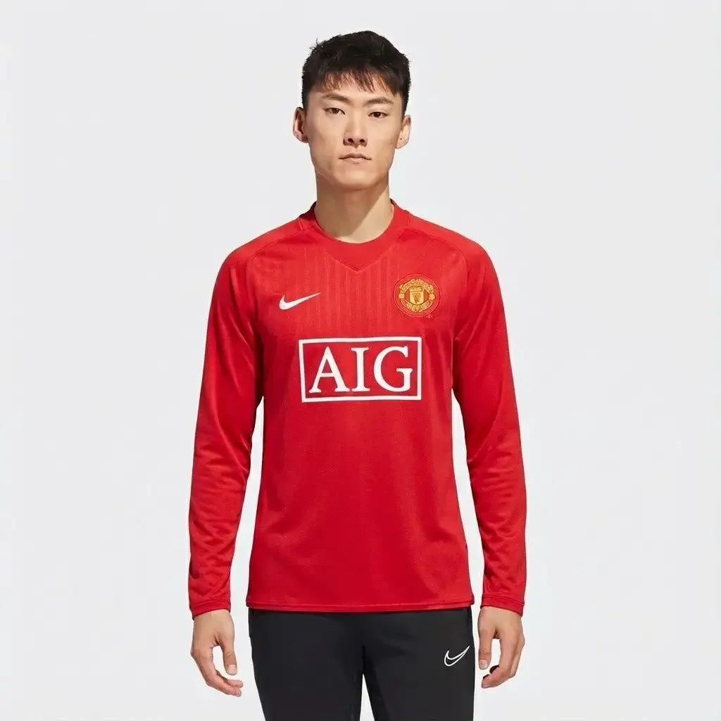 Retro Jersey Manchester United 2007/08 Home Long Sleeve