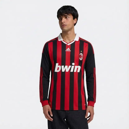 Retro Jersey Milan 2009/10 Home Long Sleeve
