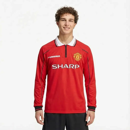 Retro Jersey Manchester United 1998/99 Home Long Sleeve