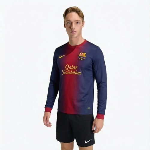 Retro Jersey Barcelona 2012/13 Home Long Sleeve