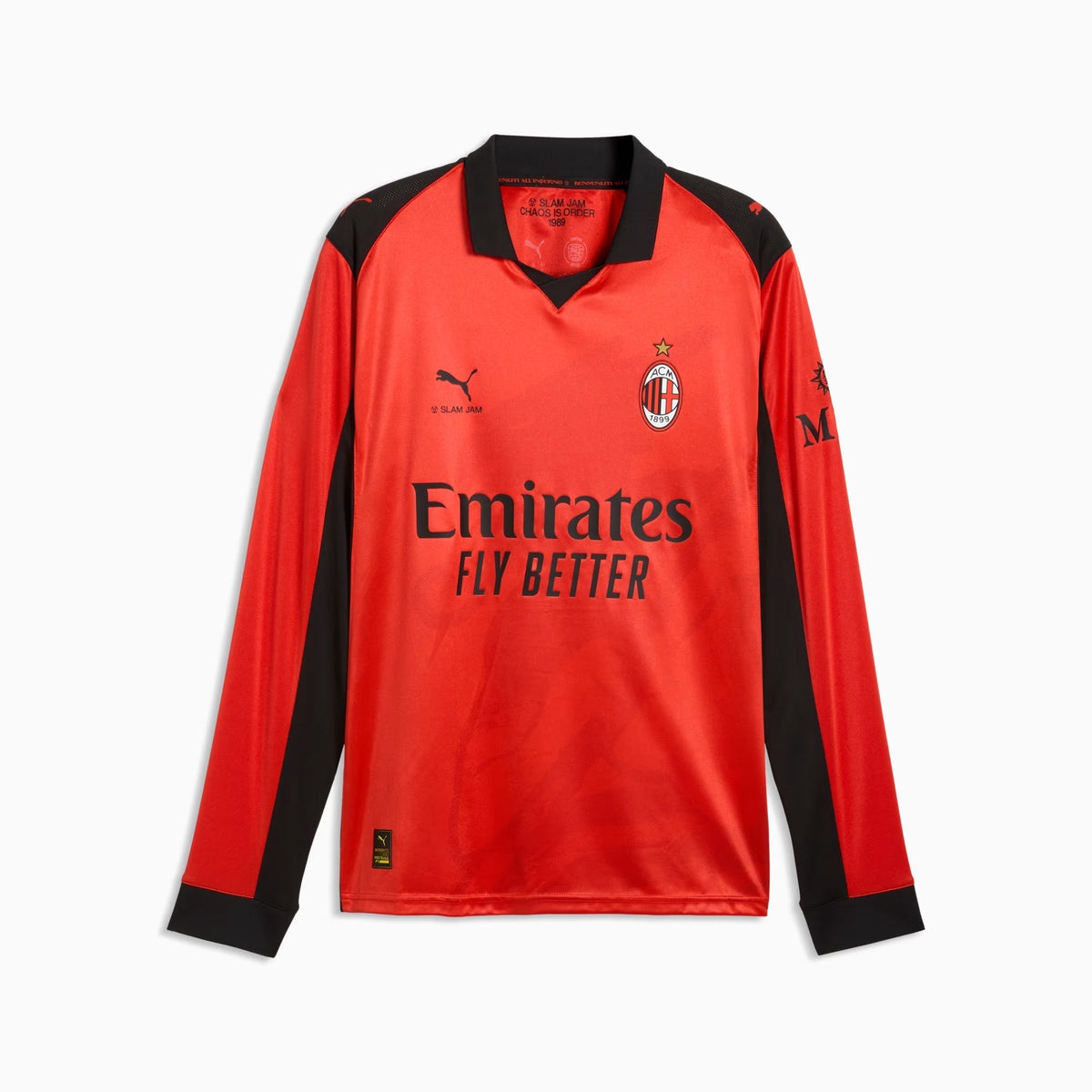 Retro Jersey AC Milan Long Sleeve x SLAM JAM Red