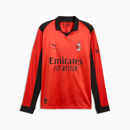 Retro Jersey AC Milan Long Sleeve x SLAM JAM Red