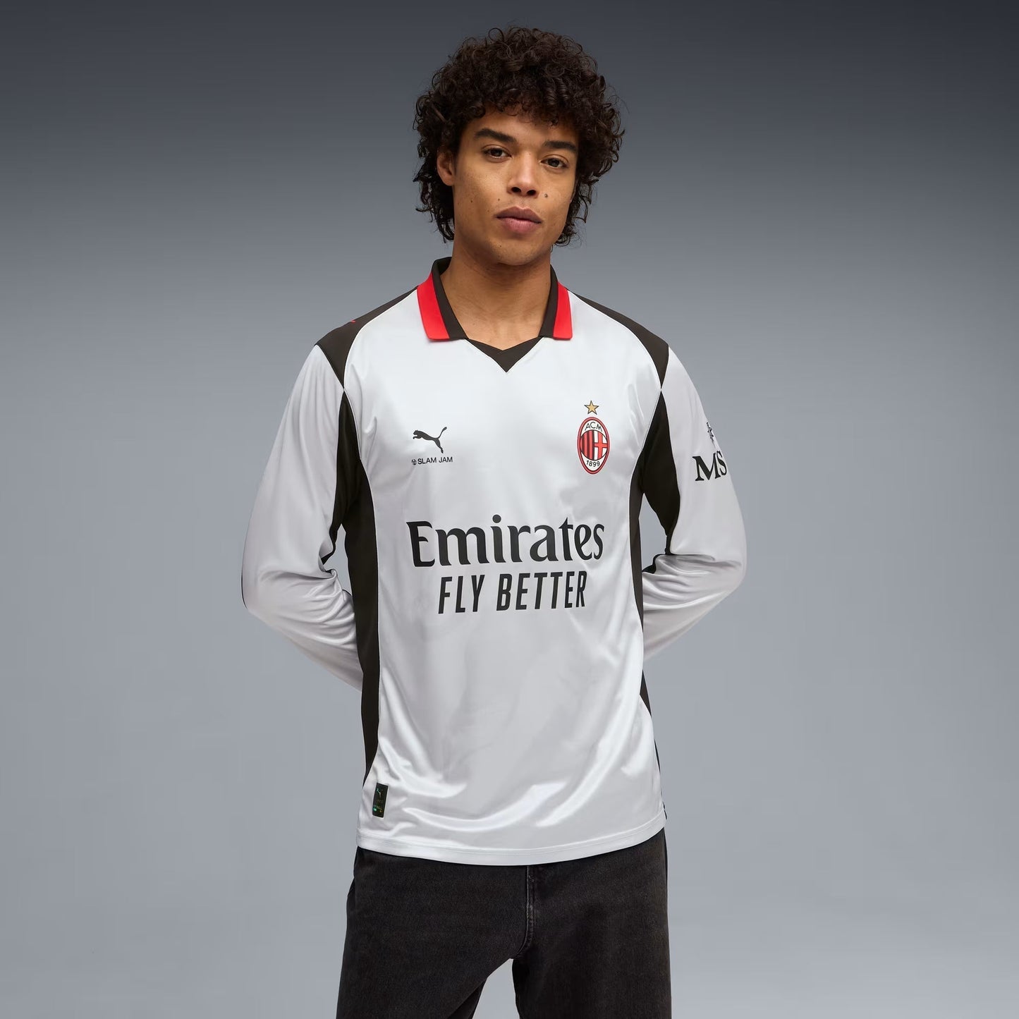 Retro Jersey AC Milan Long Sleeve x SLAM JAM