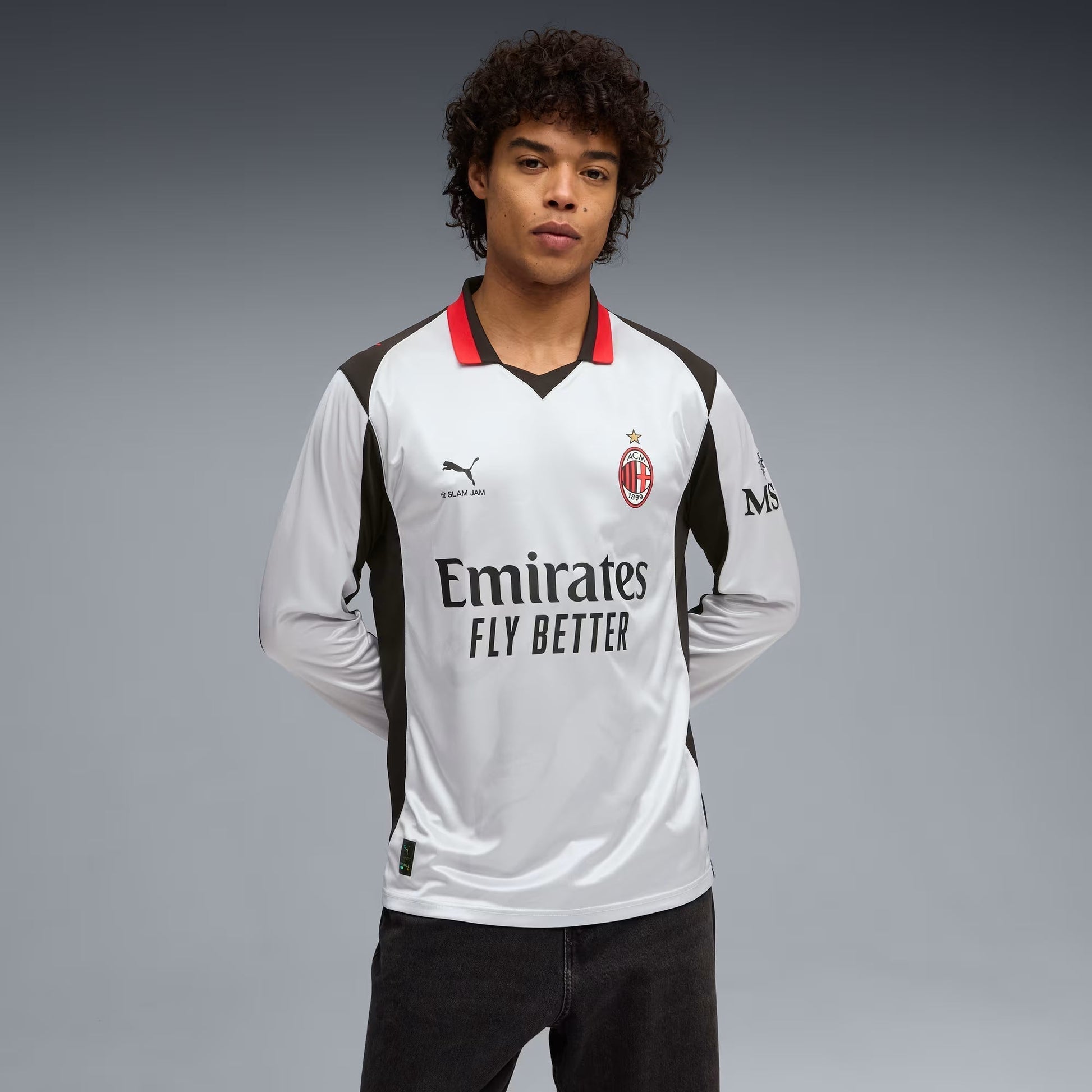 Retro Jersey AC Milan Long Sleeve x SLAM JAM