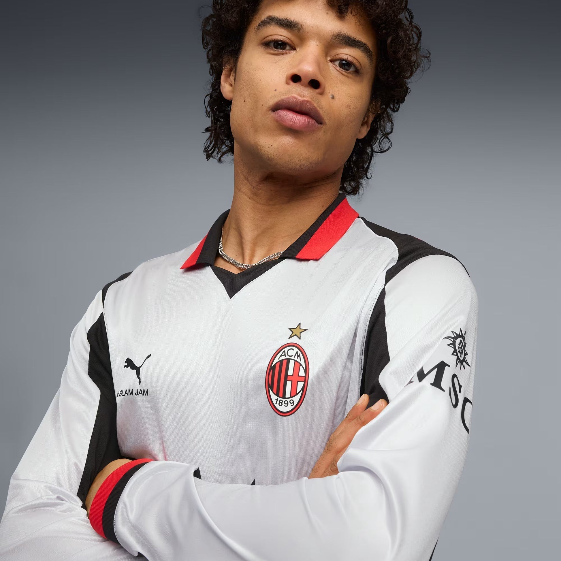 Retro Jersey AC Milan Long Sleeve x SLAM JAM