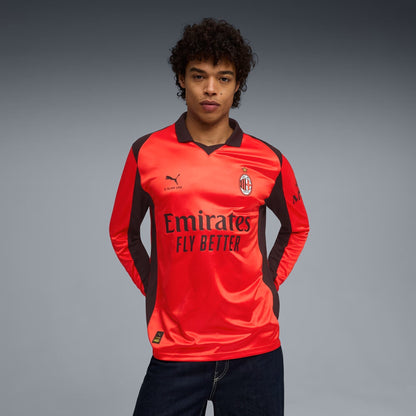Retro Jersey AC Milan Long Sleeve x SLAM JAM Red