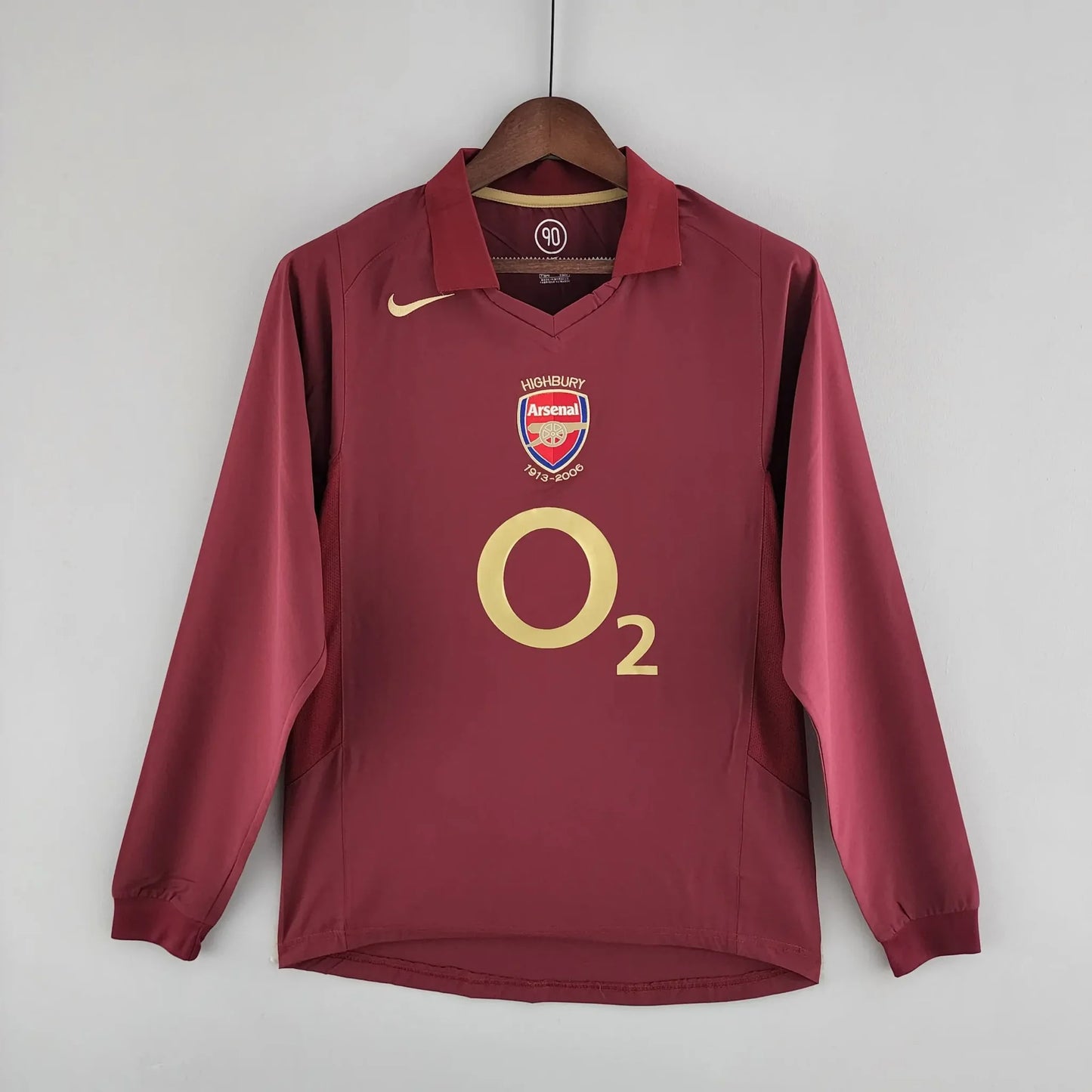 Long Sleeve Jersey Arsenal 2005/06 Nike – Bordo