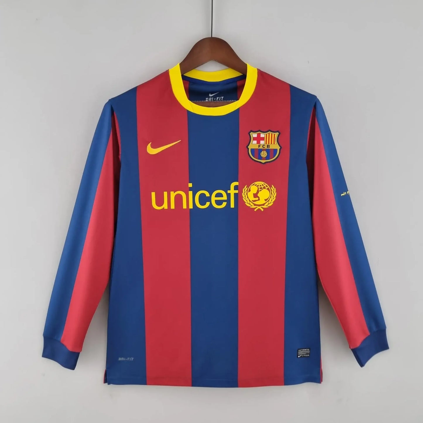 Long Sleeve Jersey Barcelona 2010/11 Nike – Grená