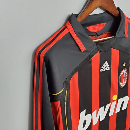 Long Sleeve Jersey Milan 2006/07 Adidas – Black & Red