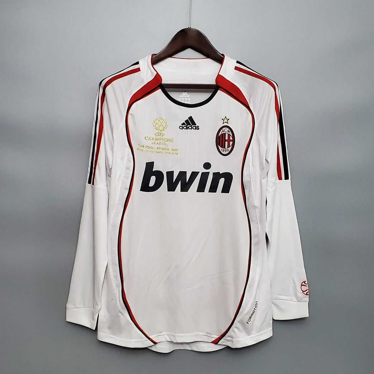 Long Sleeve Jersey Milan Champions League 2006/07 Adidas – White