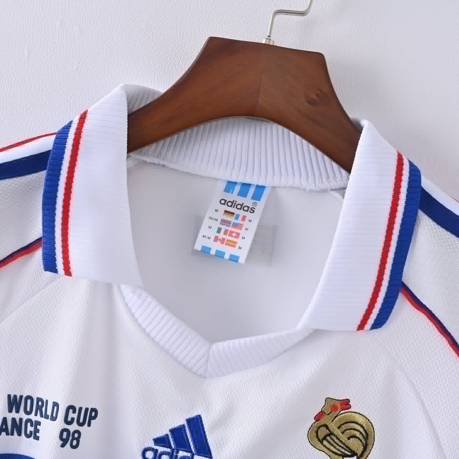 Men's France Retro Vintage 1998 Away Shirt