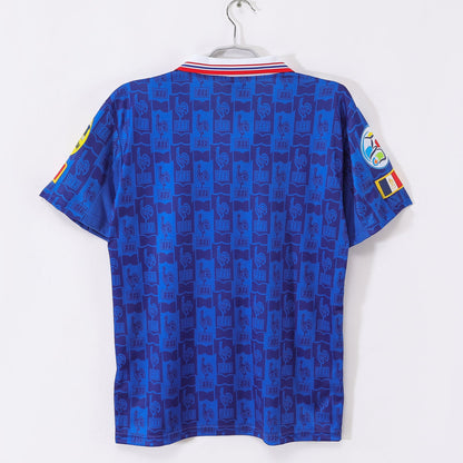 Men's France Retro Vintage 1996 Home Jersey