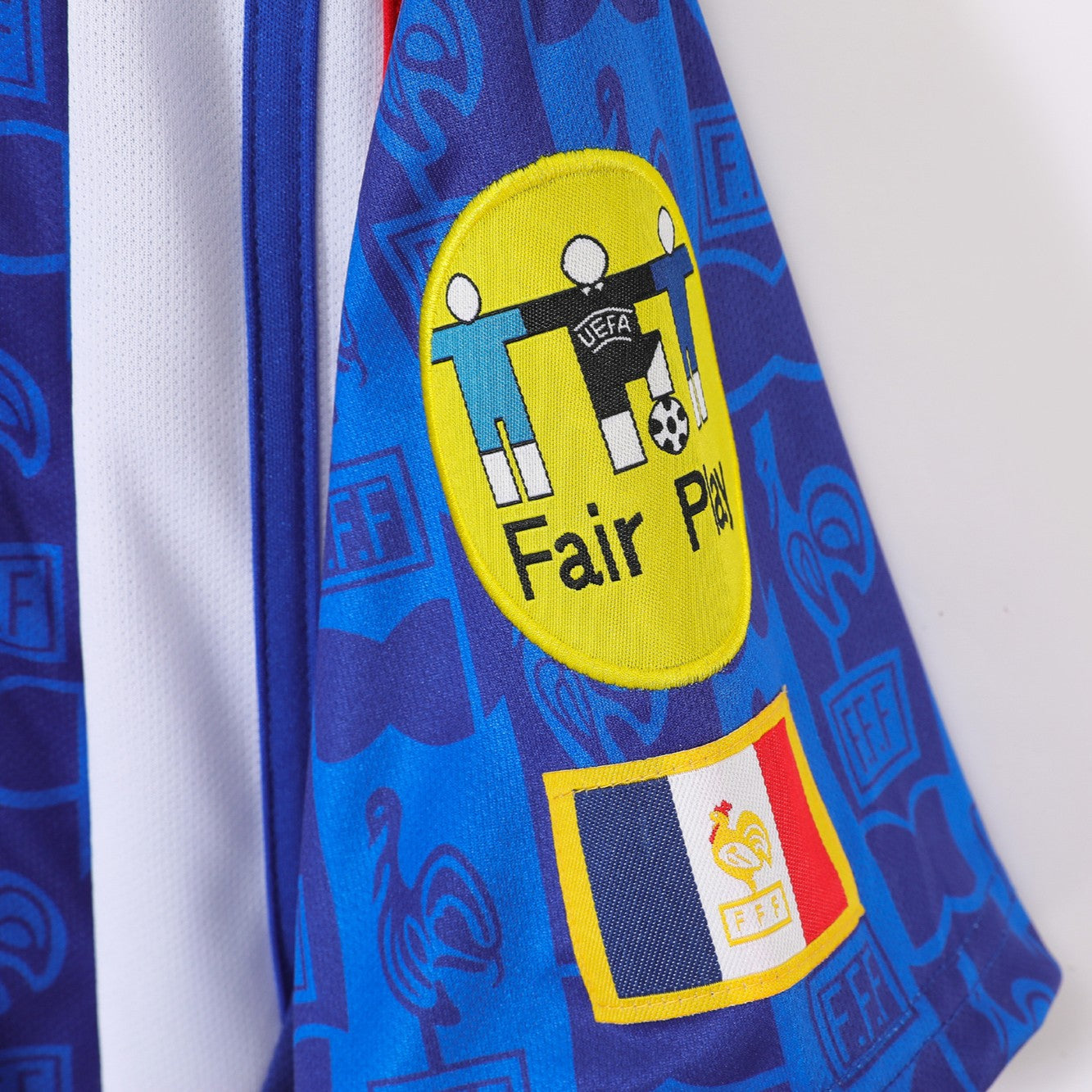 Men's France Retro Vintage 1996 Home Jersey