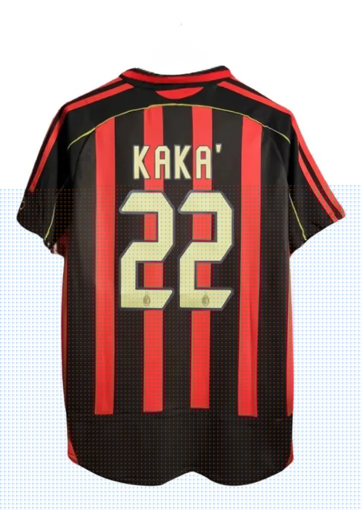 Retro Jersey AC Milan 2006/07 Home Kaká