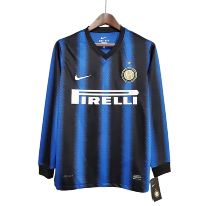 Long Sleeve Jersey Inter Milan Home 2010/11 Nike – Blue & Black