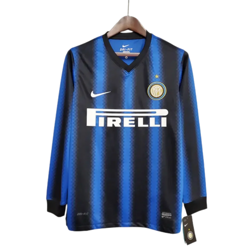 Long Sleeve Jersey Inter Milan Home 2010/11 Nike – Blue & Black