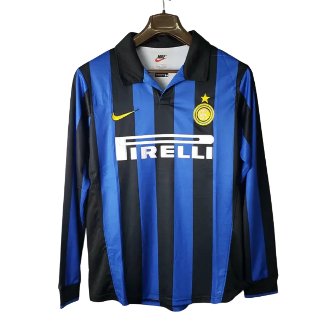 Long Sleeve Jersey Inter Milan Home 1998 Nike – Blue