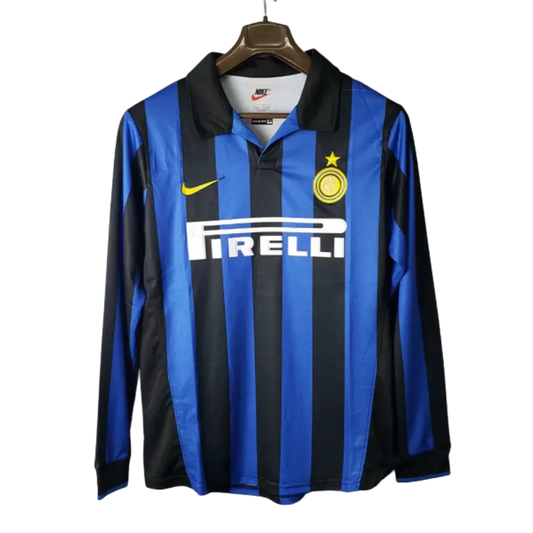 Long Sleeve Jersey Inter Milan Home 1998 Nike – Blue