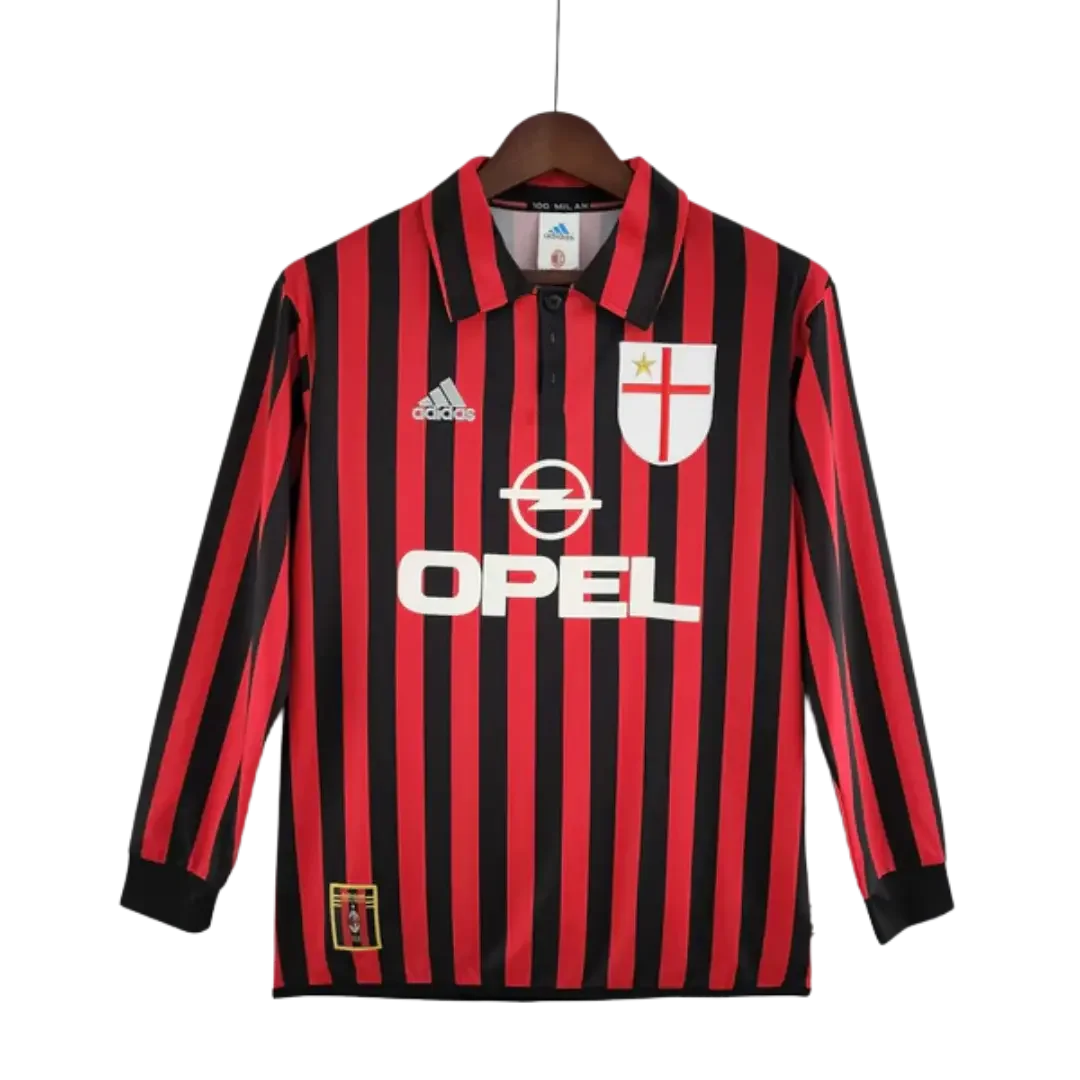 Long Sleeve Jersey Milan 1999/2000 Adidas – Black & Red