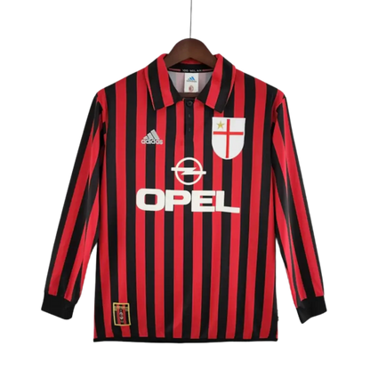 Long Sleeve Jersey Milan 1999/2000 Adidas – Black & Red