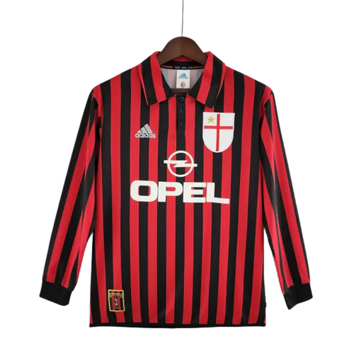Long Sleeve Jersey Milan 1999/2000 Adidas – Black & Red