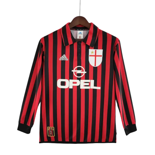 Long Sleeve Jersey Milan 1999/2000 Adidas – Black & Red