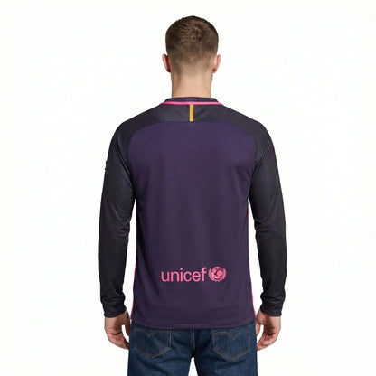 Retro Jersey Barcelona 2016/17 Home Long Sleeve