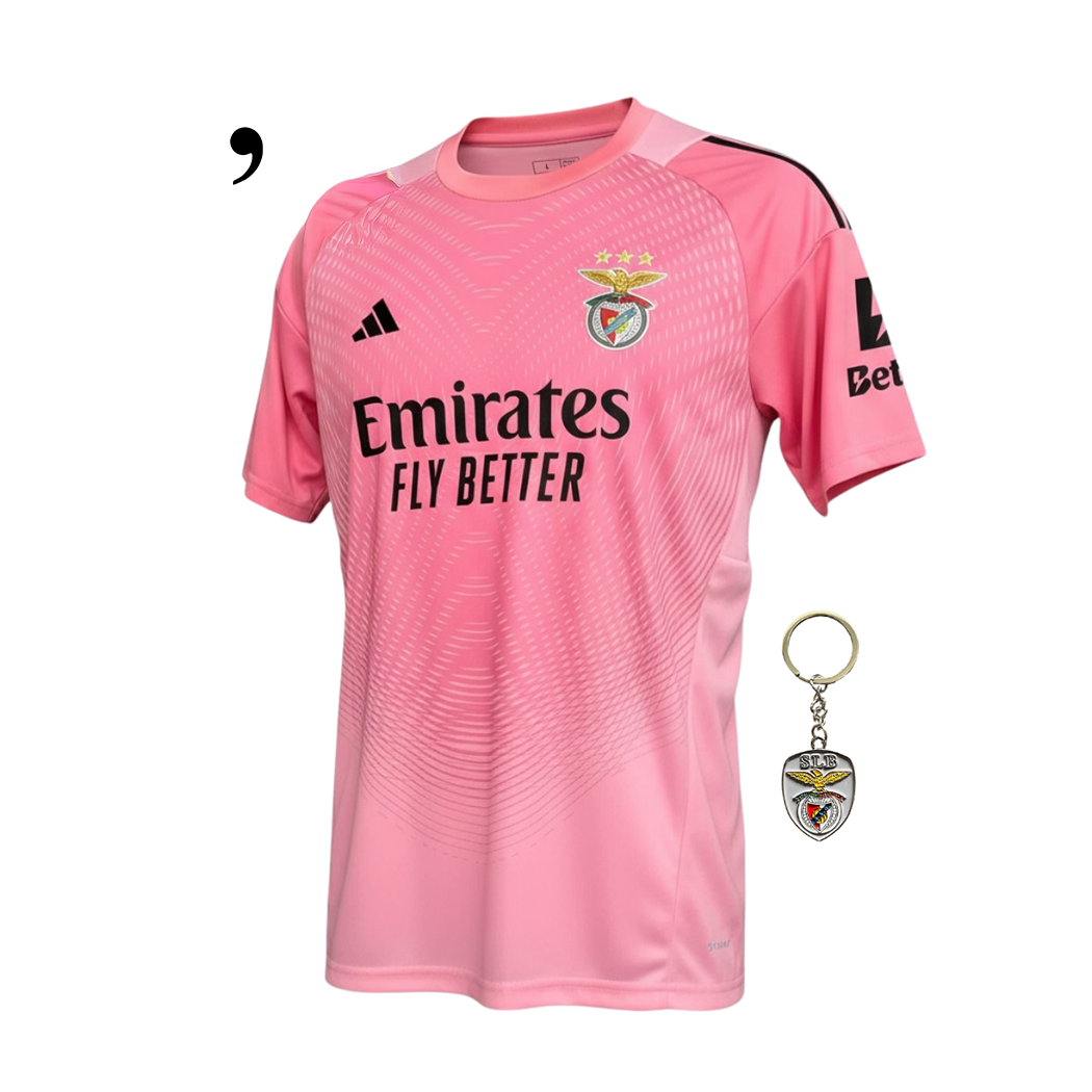 Benfica 2025/26 Pink Goalkeeper Jersey