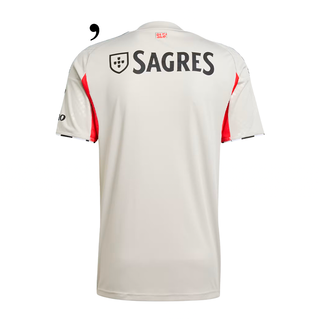 Benfica 2025/26 Beige Away Jersey