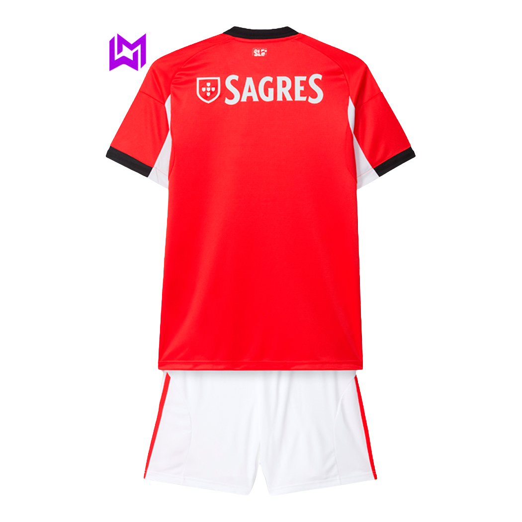 Benfica 2025/26 Home Kids Kit