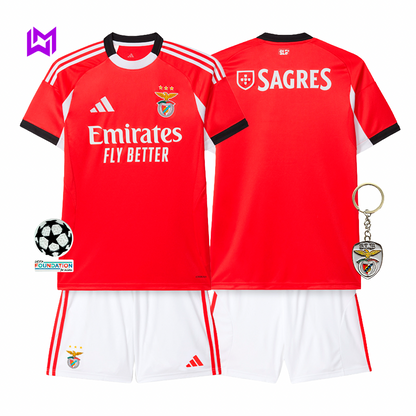 Benfica 2025/26 Home Kids Kit